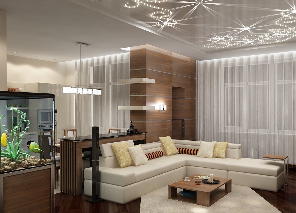 Dizajn dnevnog boravka za studio