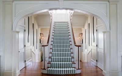 Diseño de salón en casa particular con escalera +75 fotos