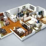 Vestidor al lado del dormitorio.