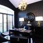 Decoración oscura del gabinete