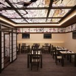 Sakura en el interior