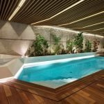 Piscina en la cabaña