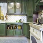 Cocina en verde