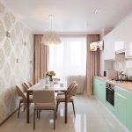 Cocina moderna de 11 metros cuadrados