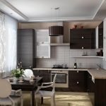 Muebles de color wengué para la cocina