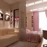 Dormitorio infantil y de adultos en una habitación