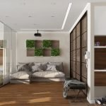 Lugar para invitados en un pequeño apartamento