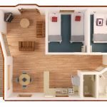 Apartamento de una habitación de odnushka