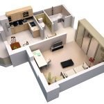 Proyecto de diseño de 42 m2