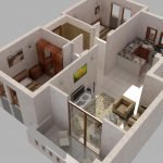 Proyecto de diseño de un apartamento de 40 m2.
