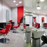 Peluqueria espaciosa