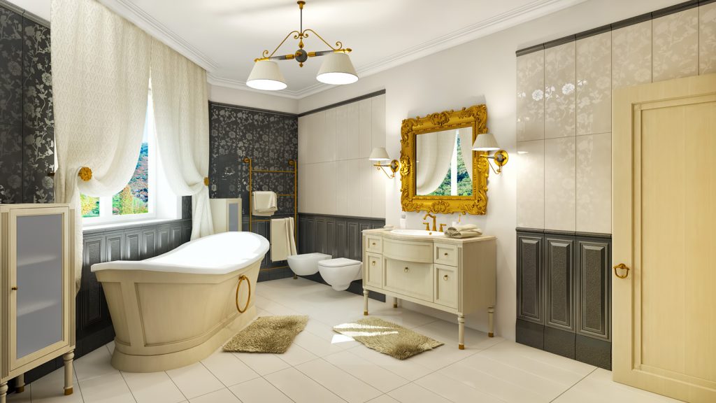 Disenyo ng klasikong banyo