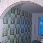 Arco a la cocina en Jruschov