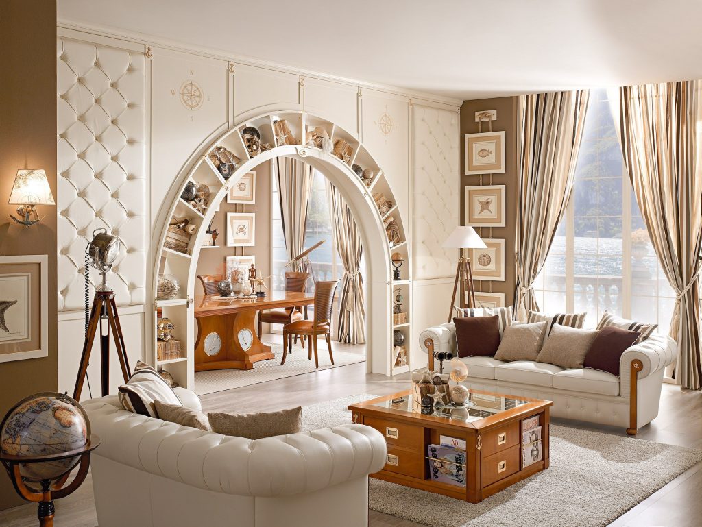 Combinando un arco con un estilo de habitación