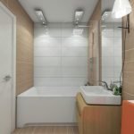 Beige y blanco en la decoración del baño.