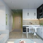 Iluminación de la cocina de estudio