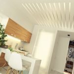 La idea inusual de iluminar la sala de estar