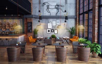 Cafetería estilo loft