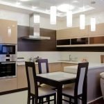 Muebles de cocina con horno integrado.