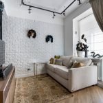 Sala de estar con balcón