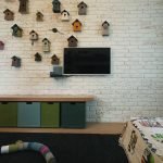 Pajareras en la pared