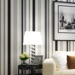Decoración de pared en blanco y negro