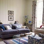 Shabby chic en el interior de la sala de estar