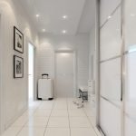Pasillo en blanco
