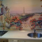 Paisaje de París en el interior