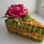 Un trozo de tarta de caramelo