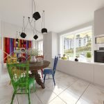 Azulejos de cerámica en el piso
