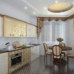Interior de cocina moderna