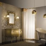 Muebles de color dorado