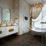 Diseño de baño de lujo