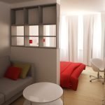 Estante de zonificación de sala de estar