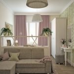 Shabby chic en el interior de la habitación