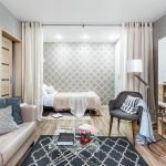 Zonificación con cortinas