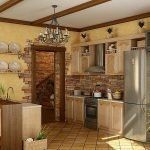 Puerta en la cocina