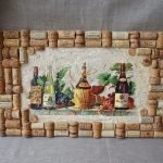 Bodegón con uvas y vino