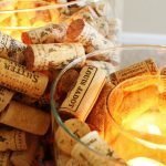 Velas en vasos