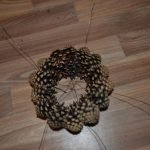 Conectamos los anillos con alambre