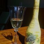 Uvas en una botella
