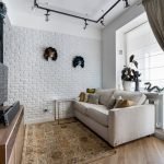 Pared de ladrillo blanco