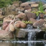 Lámparas en las piedras