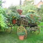 Carro con flores