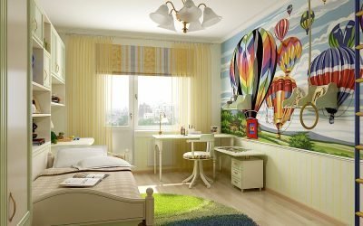 Habitación infantil de 12 metros cuadrados. m - 75 ejemplos modernos del interior