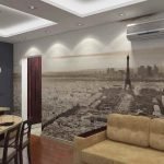 Fotowall-papel en un interior