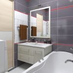 Azulejo gris en el interior