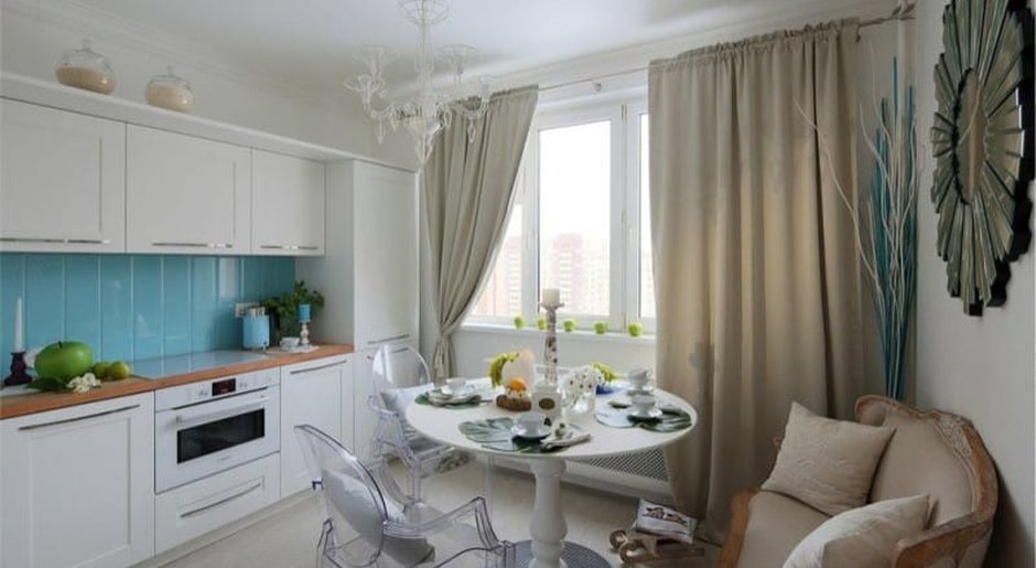 Reka bentuk Dapur dengan Sofa