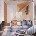 Estantería sobre la mesa